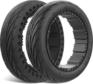 10-2.75 Quick Release Rear Tire Fit for Ninebot S MAX Self-balancing Scooter, Replacement for Ninebot Gokart Pro/Pro 2 Original Accessories, Gokart Bundle Rear Tire Kit