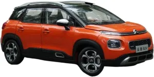 1:18 for Citroen C4 Aircross SUV Simulation Alloy Car Model Collection Ornament Decoration Mini Simulation Toys(Orange)