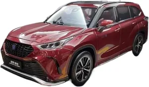 1:18 for FAW Toyota Crown Kluger Alloy Car Model Simulation Collection Ornament Mini Simulation Toys