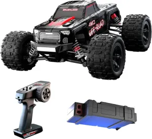 1/20 Brushless 4WD RC Truck, Brushless Mini RC Hobby Truck for Bashing, Drifting, High Speed 50KM/H Remote Control Car C8811 with 2X Batteries