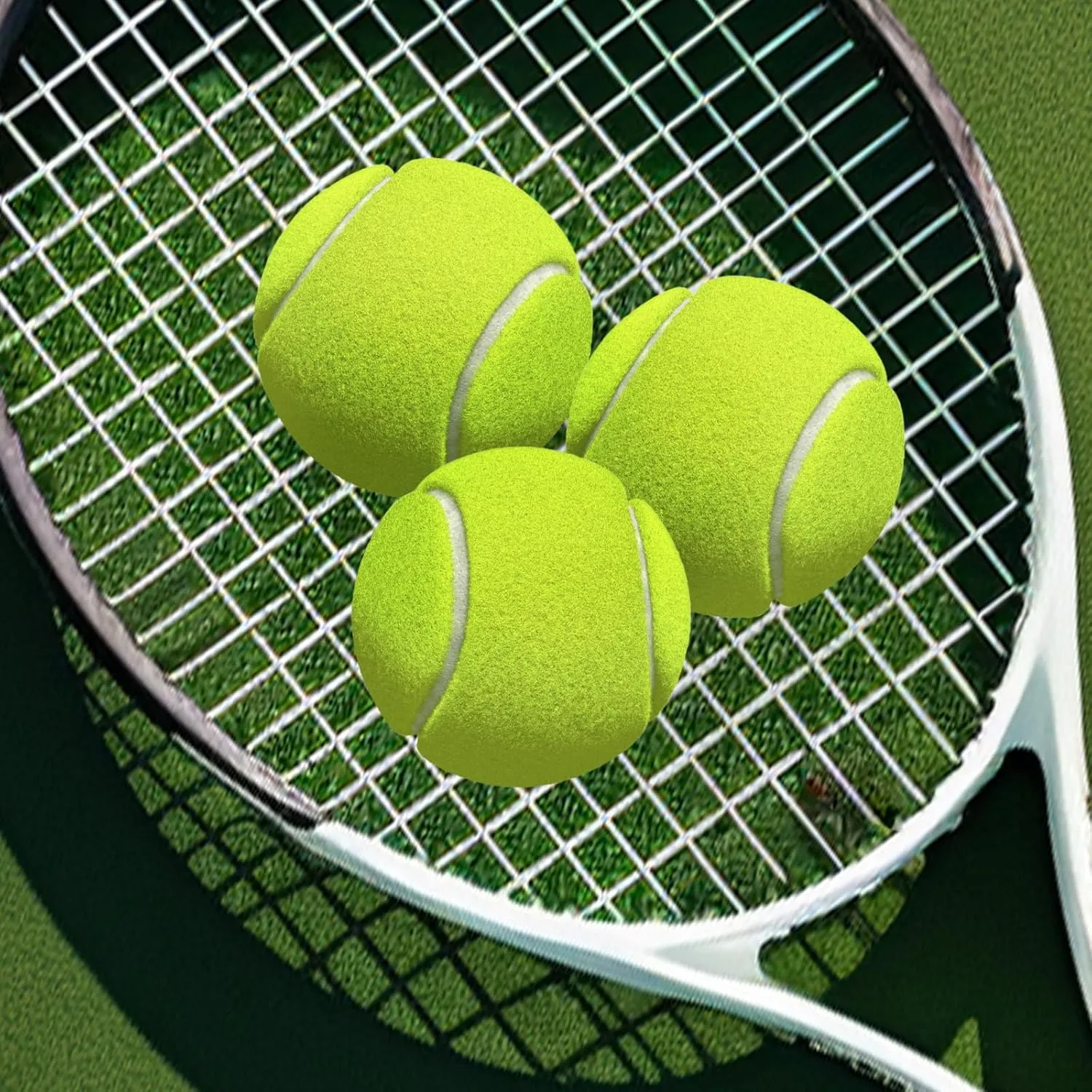 12/18 Pack Tennis Balls for Training, Pet Dog Playing, and Practice With Mesh Bag for Transport and Beginner Training