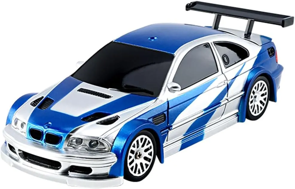 1/43 Scale Mini RC Drift Car, 2.4G Full Proportional Electric 4WD RC Racing Car Remote Control High-Speed Sports Car Christmas for Boys Adults (RTR Version)