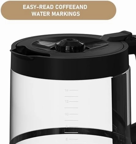 14-Cup DCM201 Coffee Maker Carafe Coffee Pot Replacement Compatible with Ninja DCM201, DCM201CP, DCM201BK Programmable XL 14-Cup PRO Coffee Maker