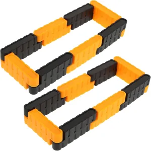 16pc Miniature Drift Race Road Barrier Traffic Block Accessories for Remote Racing for Track Creations and Versatile Racing Scenarios