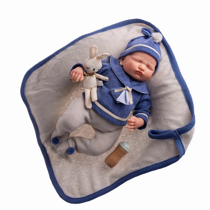 17" Berenguer Classics Reborn Doll Mateo | Sailor Blue
