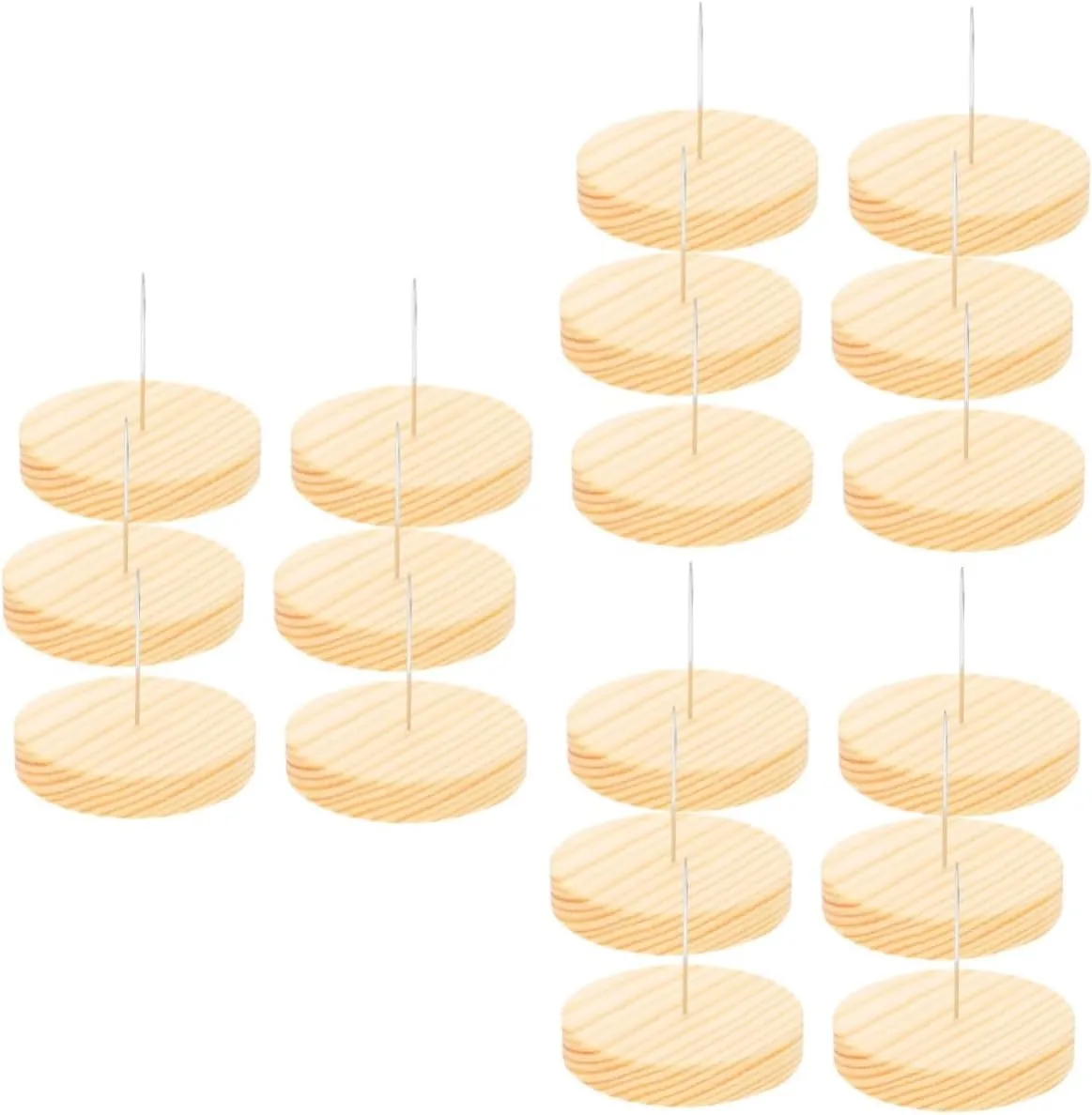 18sets Base Doll Display Stand Portable Rack for Crochet Dolls Sturdy Metal Holder for Projects for Home Decor and Unique Arrangements