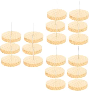 18sets Base Doll Display Stand Portable Rack for Crochet Dolls Sturdy Metal Holder for Projects for Home Decor and Unique Arrangements