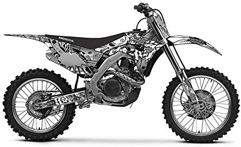1995-1997 CR 125 R Zany White Senge Graphics Complete Kit Compatible with Honda