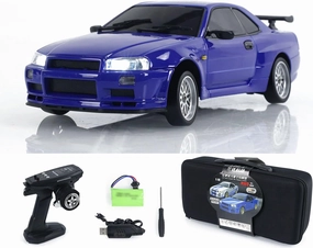 1/18 LDRC RC Racing Car Drift Car LD1899 RWD High Speed Car Mini Car Radio Control Drift Vehicles Model Gyroscope Indoor Outdoor Hobby Model for Adult