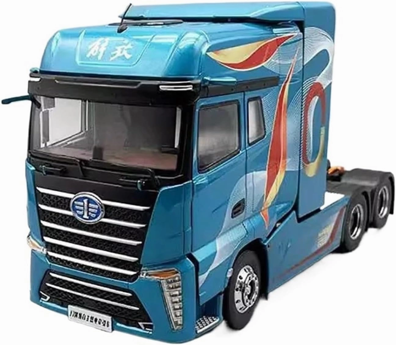 1:24 for Jiefang J7 Traction Head Engineering Transport Truck Simulation Car Model Souvenirs Mini Simulation Toys