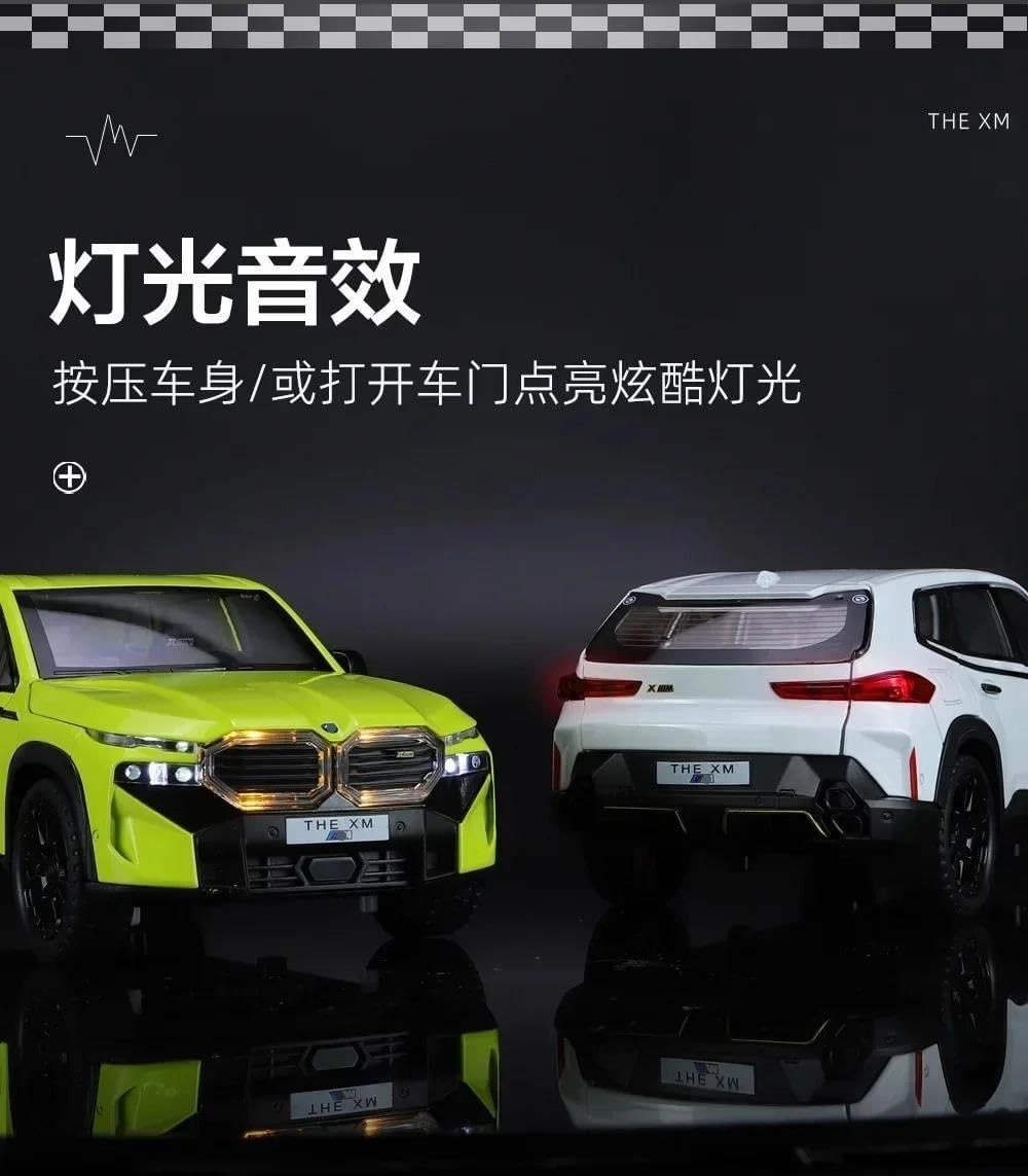 1:24 for XM High Simulation Die-cast Metal Car Model(White)