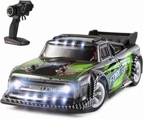 1/28 RC Drift Car,/30KM/H High Speed/LED Car Lamp/130 Brushed Motor/2.4GHz Control/4WD System/DIY Upgradable,RC Sport Racing Car for Adults and Boys Gifts