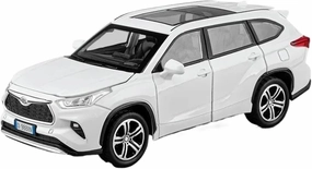 1:32 for Highlander Alloy SUV Car Model(White)