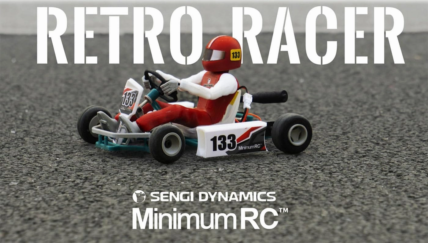 1/32 Scale Mini Remote Control Kart Car Model Kit, RC Racing Car, Assembly Kits for Adults, 2.4G RC System, with Remote Control and One Battery