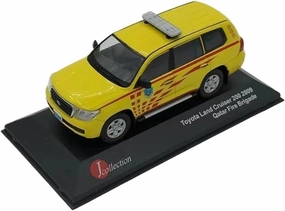 1:43 for Toyota Land Cruiser 200 Cartel Fire Truck/Traffic Police Car Alloy Car Model Mini Simulation Toys