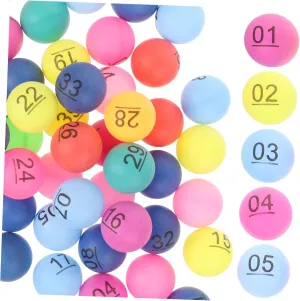 1set Colorful Numbered Game Bouncy Party Props for Raffles Activities Games Lightweight for Fun