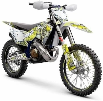2019-2022 TC Zany White Senge Graphics Complete Kit with Rider I.D. Compatible with Husqvarna