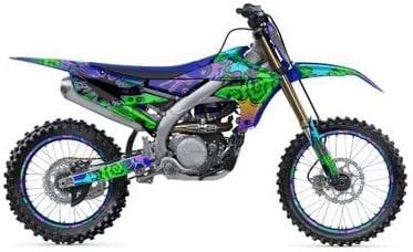 2019-2023 YZ 450 FX ZANY White Senge Graphics Complete Kit Compatible with Yamaha