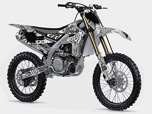 2019-2023 YZ 450 FX ZANY White Senge Graphics Complete Kit Compatible with Yamaha