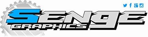 2023-2025 TC Zany White Senge Graphics Complete Kit Compatible with Husqvarna