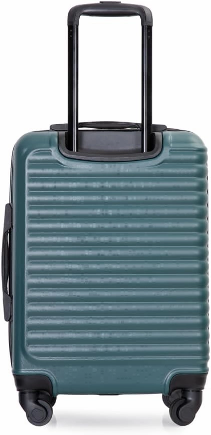 20" Carry On Luggage - Lightweight Hardshell Suitcase with 360° Spinner Wheels - Airline Approved Cabin Bag (Green   ABS)