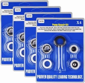 244194 Aftermarket Pump Repair Packing Kit for Airless Paint Sprayer for 390 395 490 495 595 3400 Compatible (4 Pack)