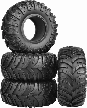 2.2 RC Crawler Tires Super Soft Good Grip for 1/10 Scale Rock Crawler Car fit TRX4 Axial Wraith SCX10 III II Redcat Gen 8