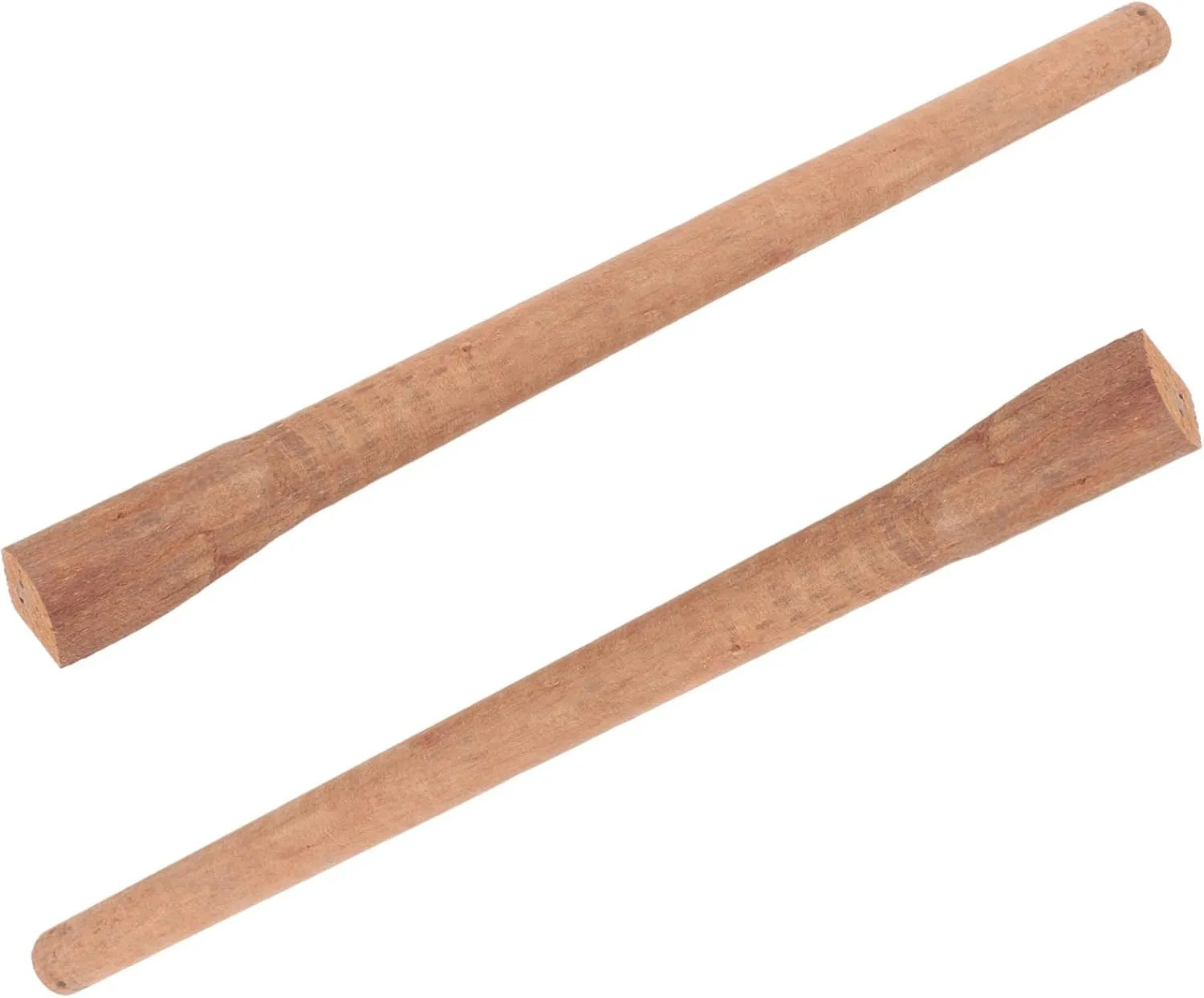 2pcs Durable Wooden Camp Handle for Chopping Axe Square Replacement Handle Easy Installation Skid Grip for Outdoor Work and Broad Use