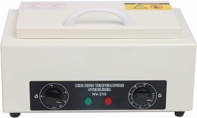300W Mini High Temperature Dry Heat Box For Nail Tool Pedicure Tools Dry Heat Machine/Salon Hairdressing Tool Equipment Tweezers Earrings Hair Cutting Tools 1.5L