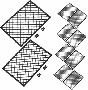 30pcs Rc Car Parking Garage Panel Drift Field Garage DIY Mesh Panel for Rc Car Hobbyist