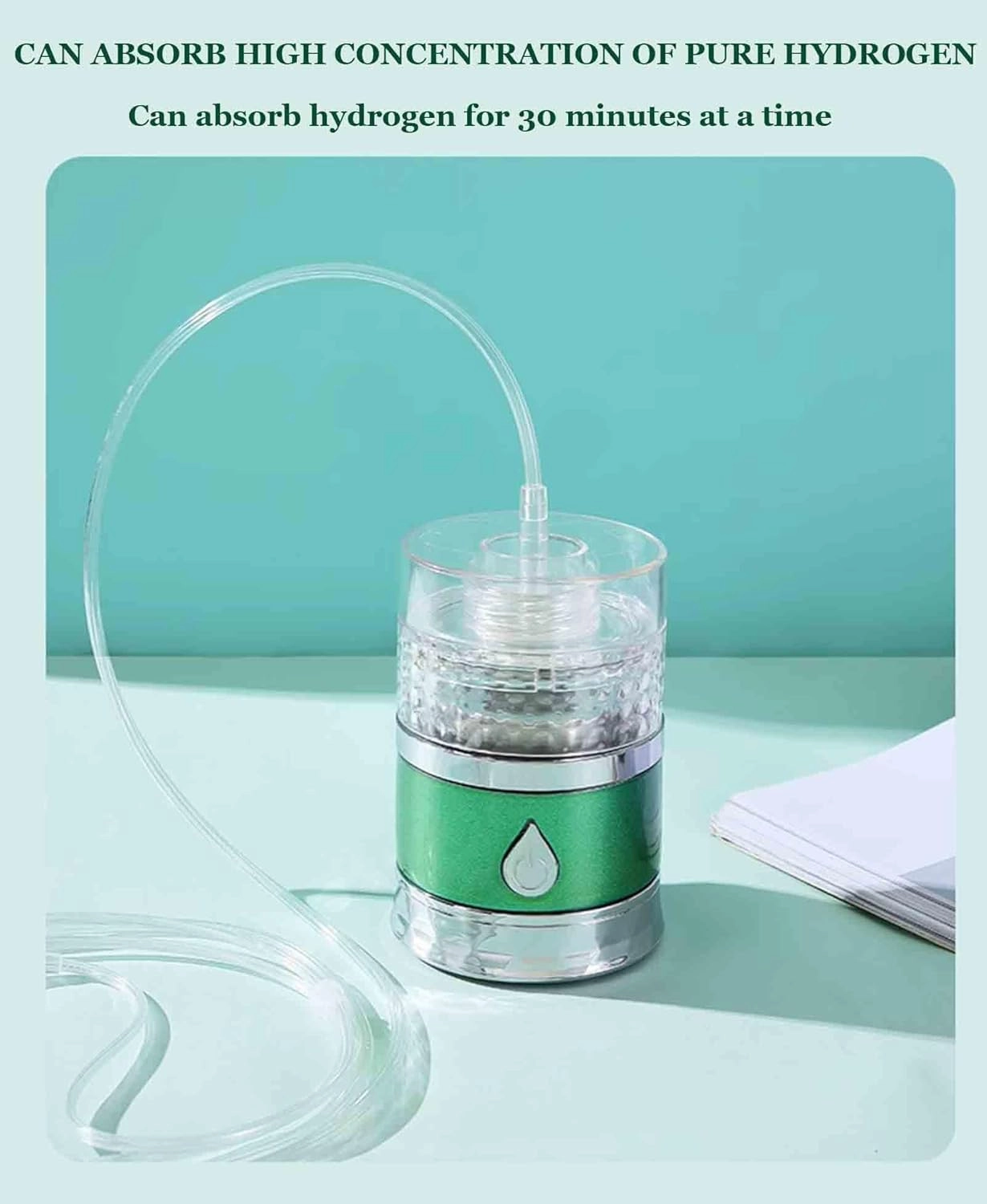 350Ml Portable Hydrogen Water Ionizer Machine, Up to 1600PPB, New SPE Technology Electrolysis Generator, Ionization Bottle Alkaline Cup, Improve Water Quality