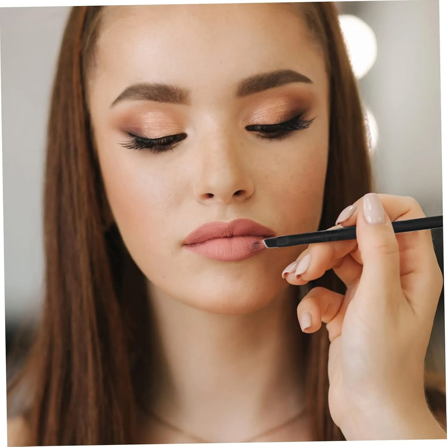 3sets Brushes Set Makeup Brush Kit for Women Black Easy to Create Charming Facial Makeup Safe Sturdy for Household Travel 15pcs*3