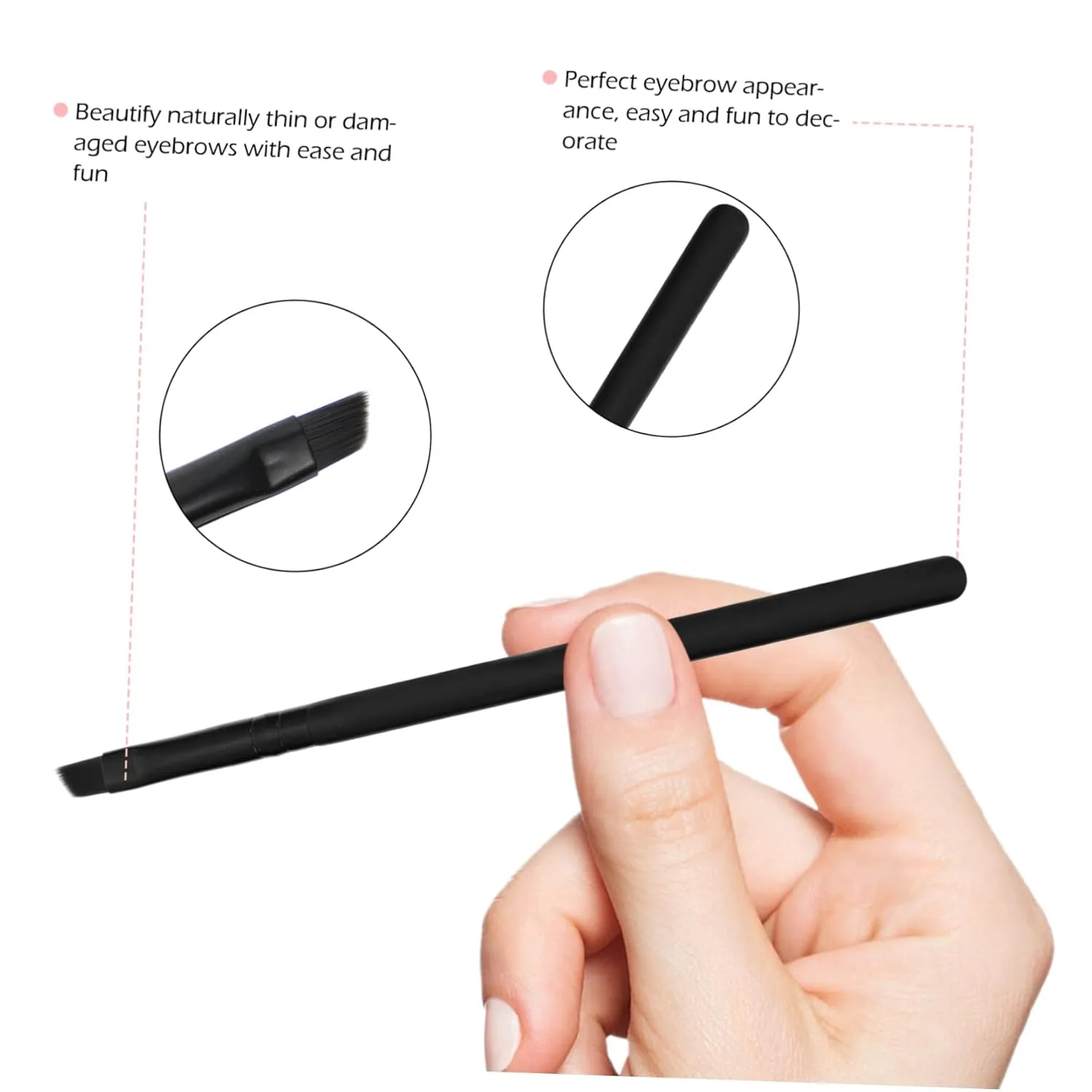 3sets Brushes Set Makeup Brush Kit for Women Black Easy to Create Charming Facial Makeup Safe Sturdy for Household Travel 15pcs*3