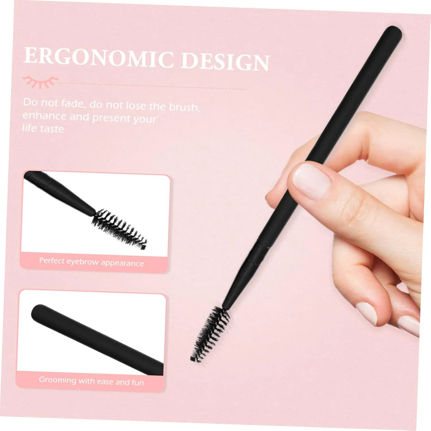 3sets Brushes Set Makeup Brush Kit for Women Black Easy to Create Charming Facial Makeup Safe Sturdy for Household Travel 15pcs*3