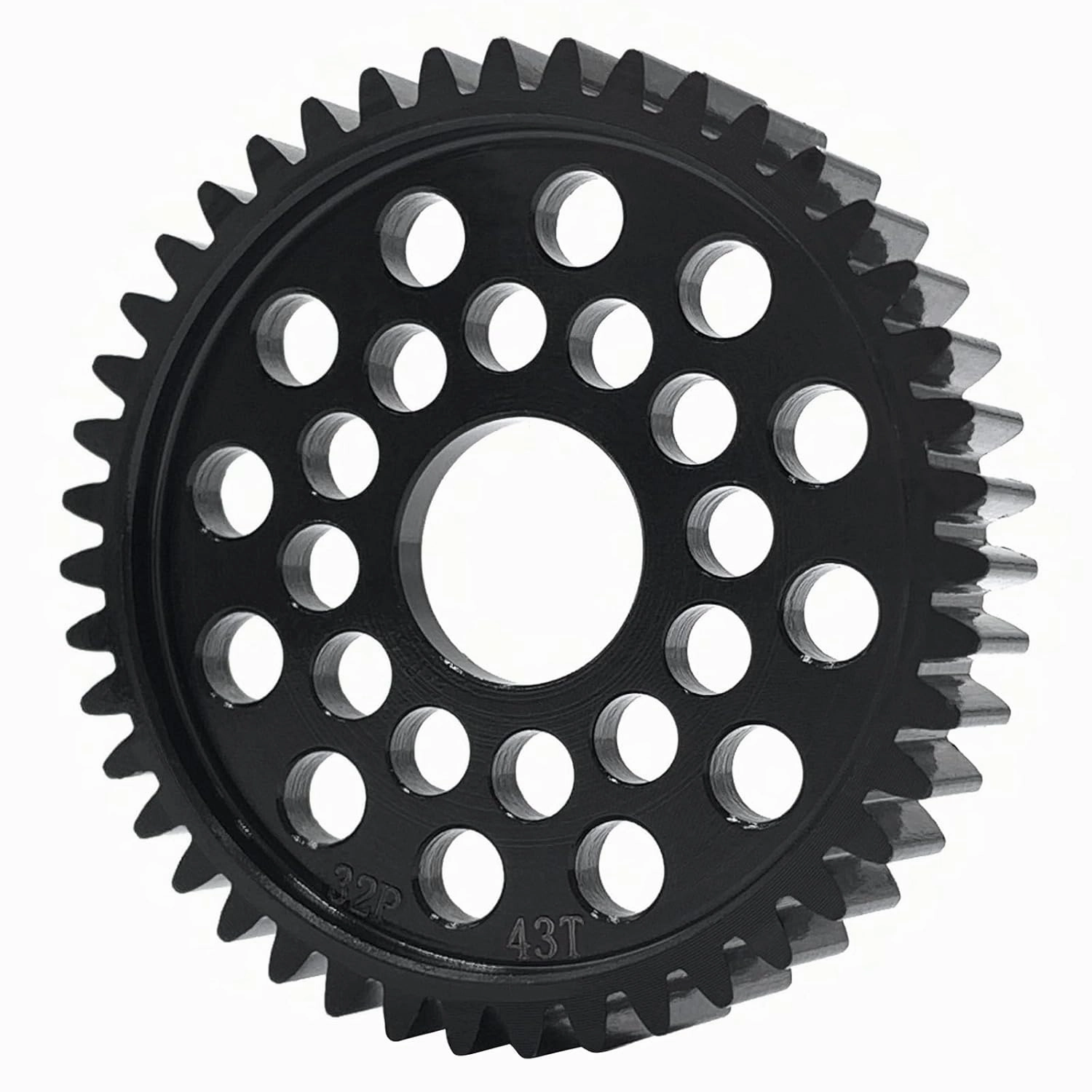 40CR RC Gears Steel 32P 40T 41T 42T 43T 44T Spur Gear for Xpress Execute XM1S 1/10 4WD Mini E-RC Racing Car (43T)