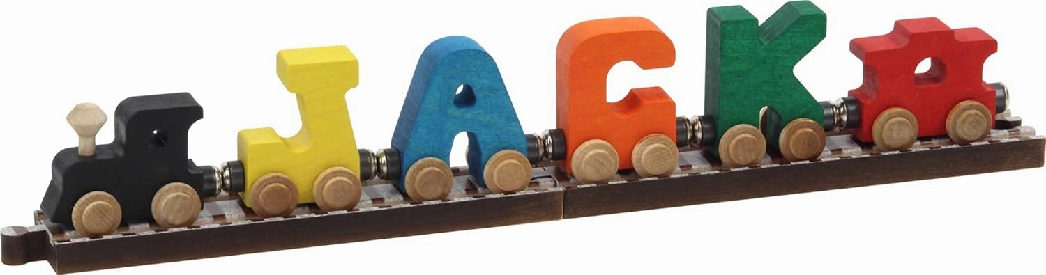 4 Letter NameTrains and Track to Fit - Made in USA