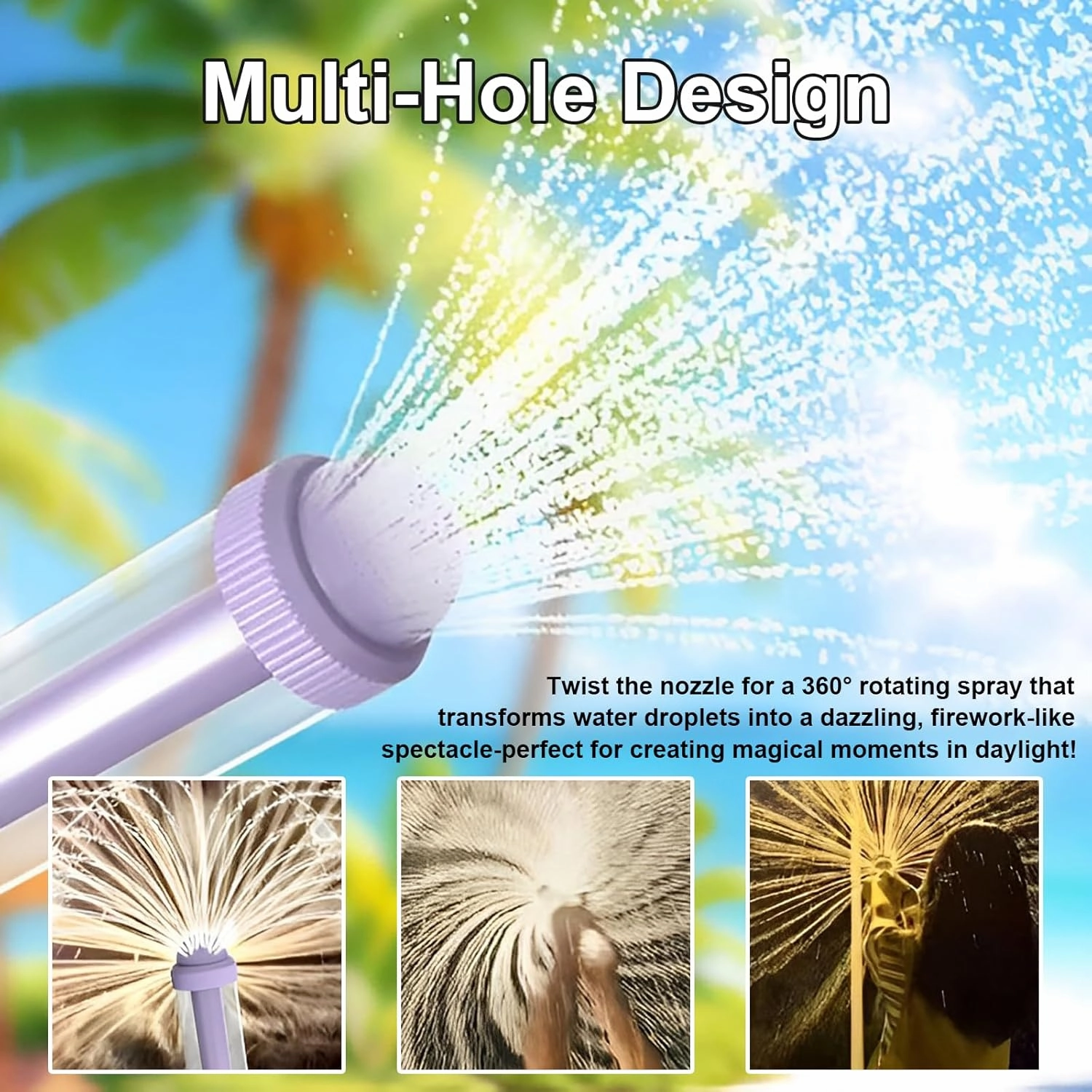 4 PCS Firework Water Gun, 2025 New Fireworks Water Gun, Fireworks Watergun, Water Spray Toy for Pool Games, High Pressure Pull-Out Sprinkler Spray Toys for Beach, Party