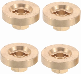 4 Set Brass Wheel Hub Adapters for DIY Cars Remote Control Vehicles Easy Installation for Enhanced Stability and Performance