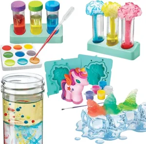 4M | STEAM Powered Kids | Rainbow Unicorns | Giant Unicorn Themed Arts and Crafts and STEM Projects Kit | Kids Ages 5 , Pink