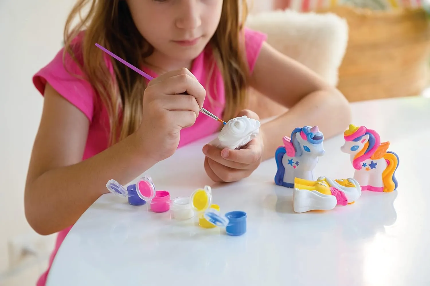 4M | STEAM Powered Kids | Rainbow Unicorns | Giant Unicorn Themed Arts and Crafts and STEM Projects Kit | Kids Ages 5 , Pink