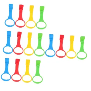 4sets Baby Standing Support Baby Hanging Toys Crib Pull Ring Infants Bed Hanging Toys Toddler Learning Aid 4pcs*4