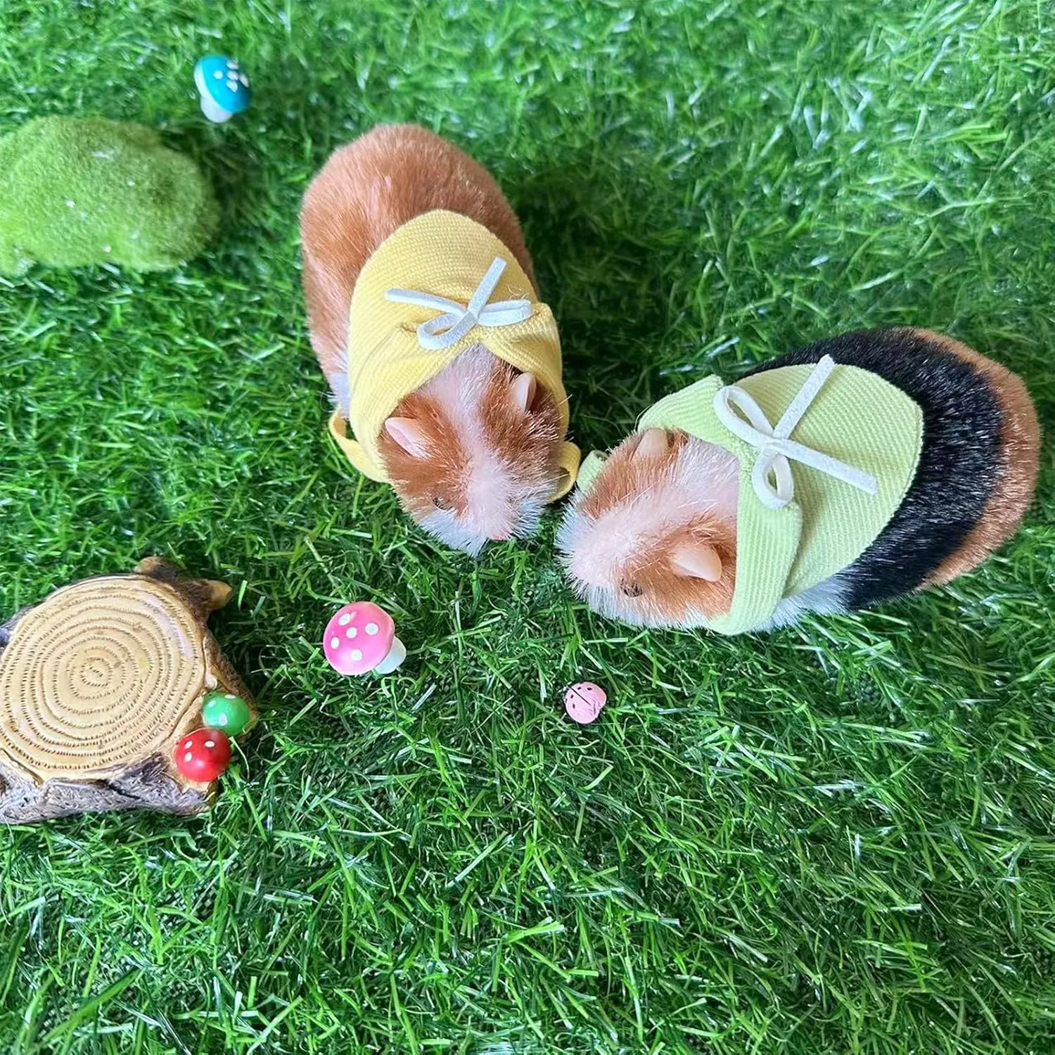 5 Inches Silicone Hamster, Realistic Toy Hamster as Silicone Piglet Companion with Sleeping Pad Accessories for Kids Boy Girl Birthday Collection Handmade Gift (Brown Hamster)