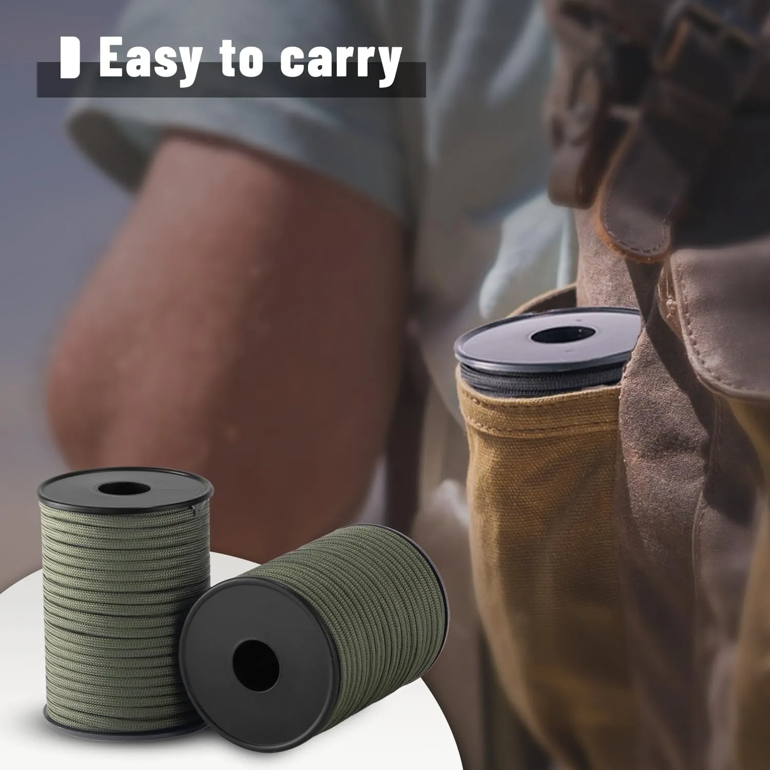 550 Paracord Rope,100ft/330ft 9 Strand Parachute Cord 4mm,Tactical Paracord Rope para Cord Lanyard for Climbing,Tent,Camping,Hammock,Clothsline,Hiking,Fishing,Survival Bracelet