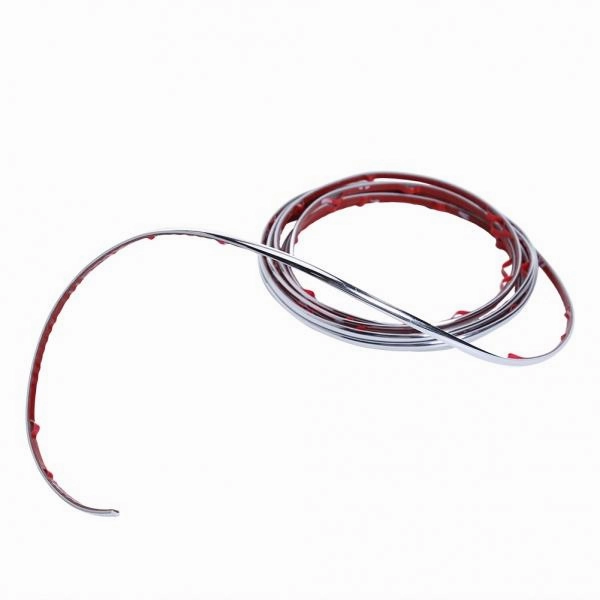 5m Flexible Trim Fashion Car Interior & Exterior Moulding Strip Decorative Line Silver