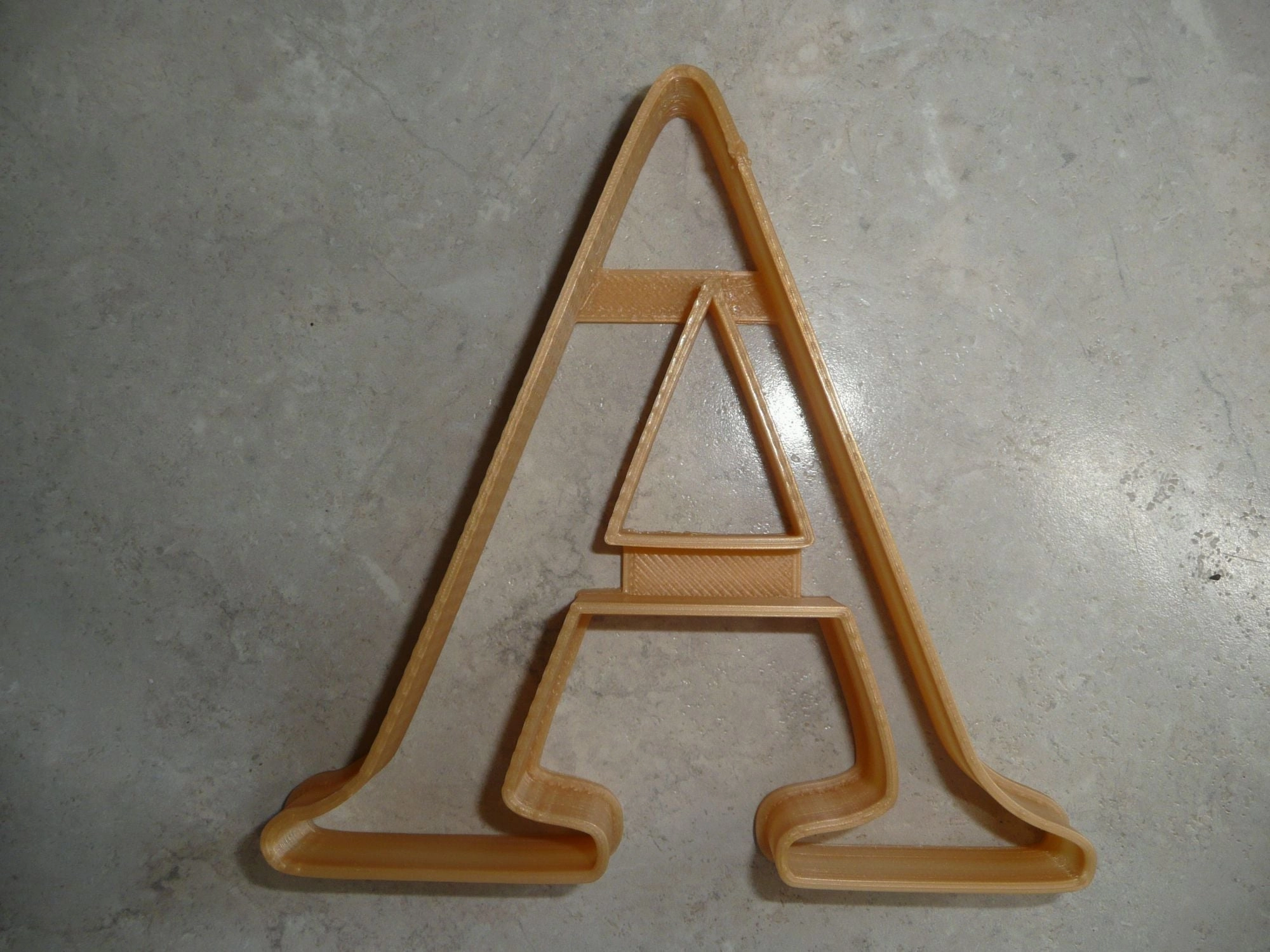 6x Alpha Greek Letter Fondant Cutter Cupcake Topper 1.75 IN USA FD4323