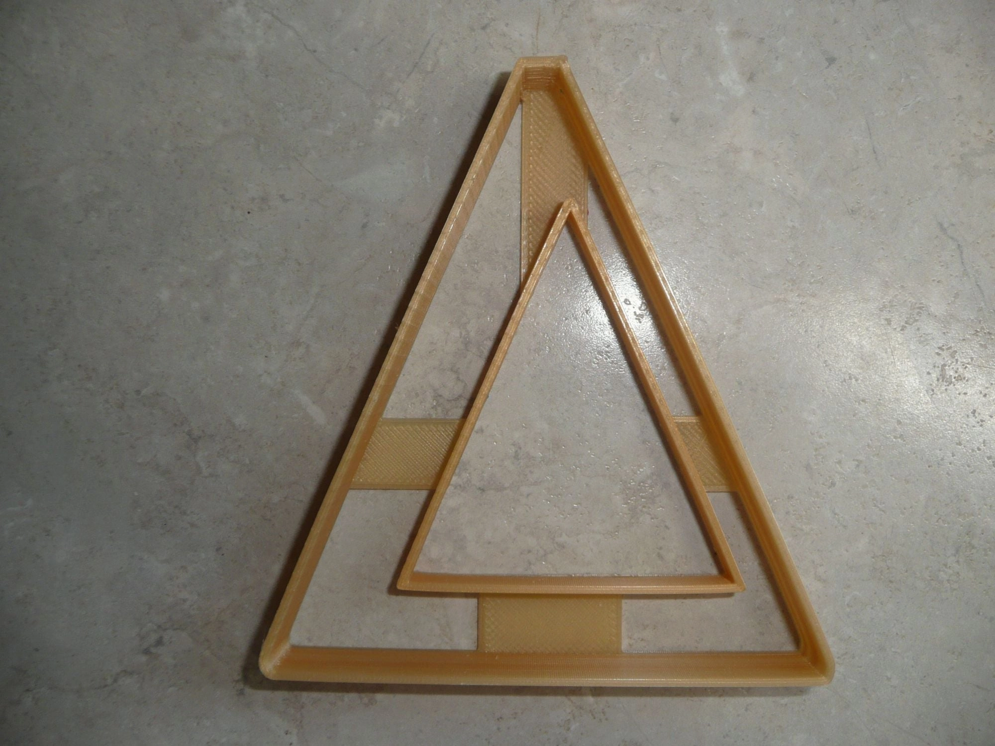6x Delta Greek Letter Fondant Cutter Cupcake Topper 1.75 IN USA FD4326