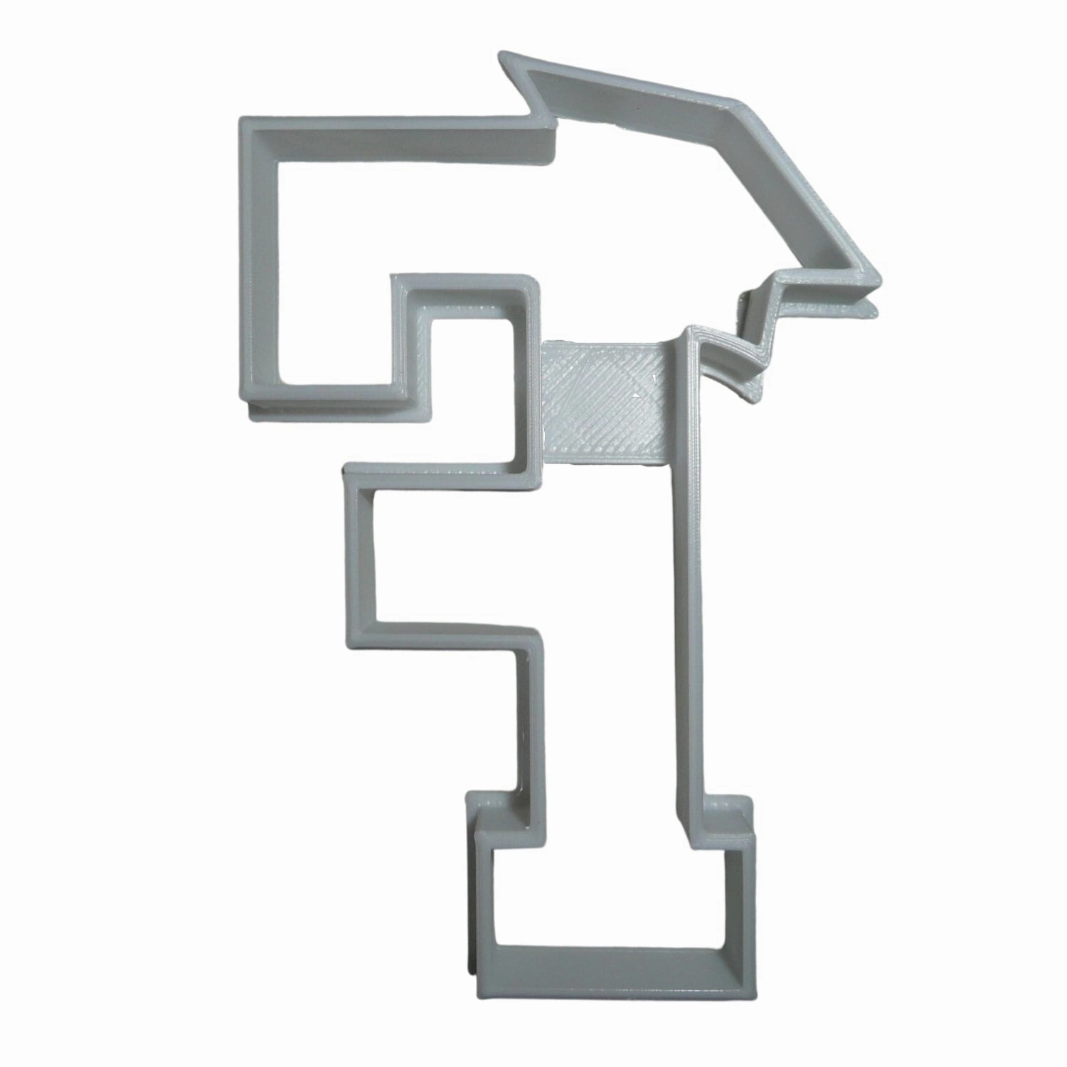 6x Letter F With Graduation Cap Fondant Cutter Cupcake Topper 1.75 IN USA FD3727