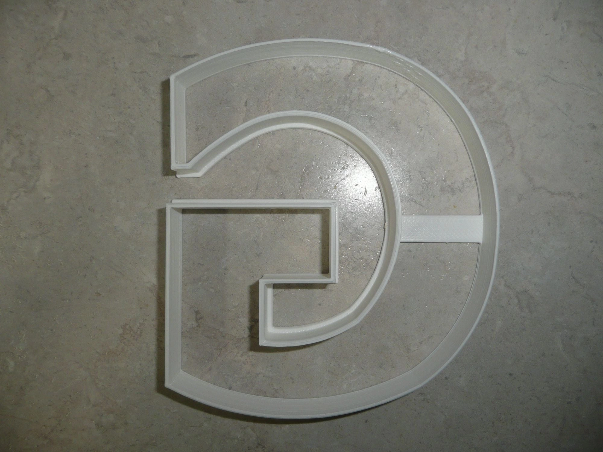 6x Letter G Capital Block Fondant Cutter Cupcake Topper 1.75 IN USA FD4220