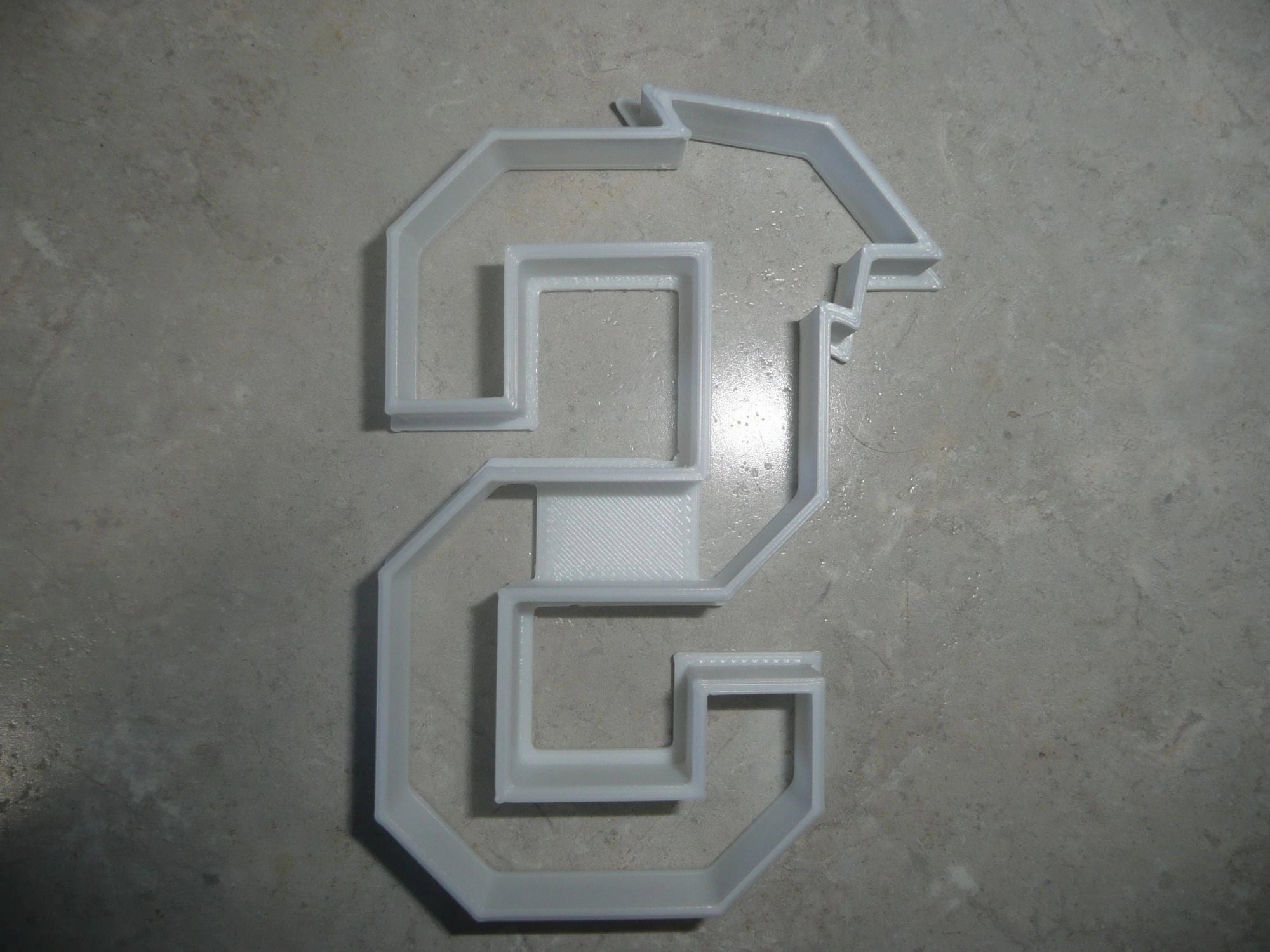 6x Letter S With Graduation Cap Fondant Cutter Cupcake Topper 1.75 IN USA FD3740