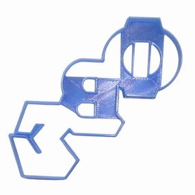 6x Phi Beta Sigma Letters Fondant Cutter Cupcake Topper 1.75 IN USA FD3510